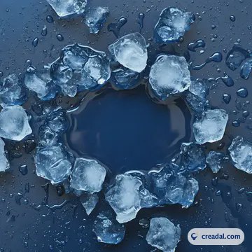 خلفية ثلج مجروش (1:1)