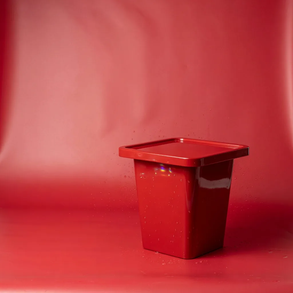 Red cola podium (1:1)