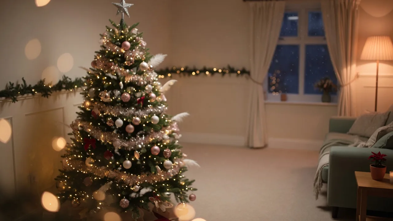 Gemütlicher Weihnachtsbaum (16:9)