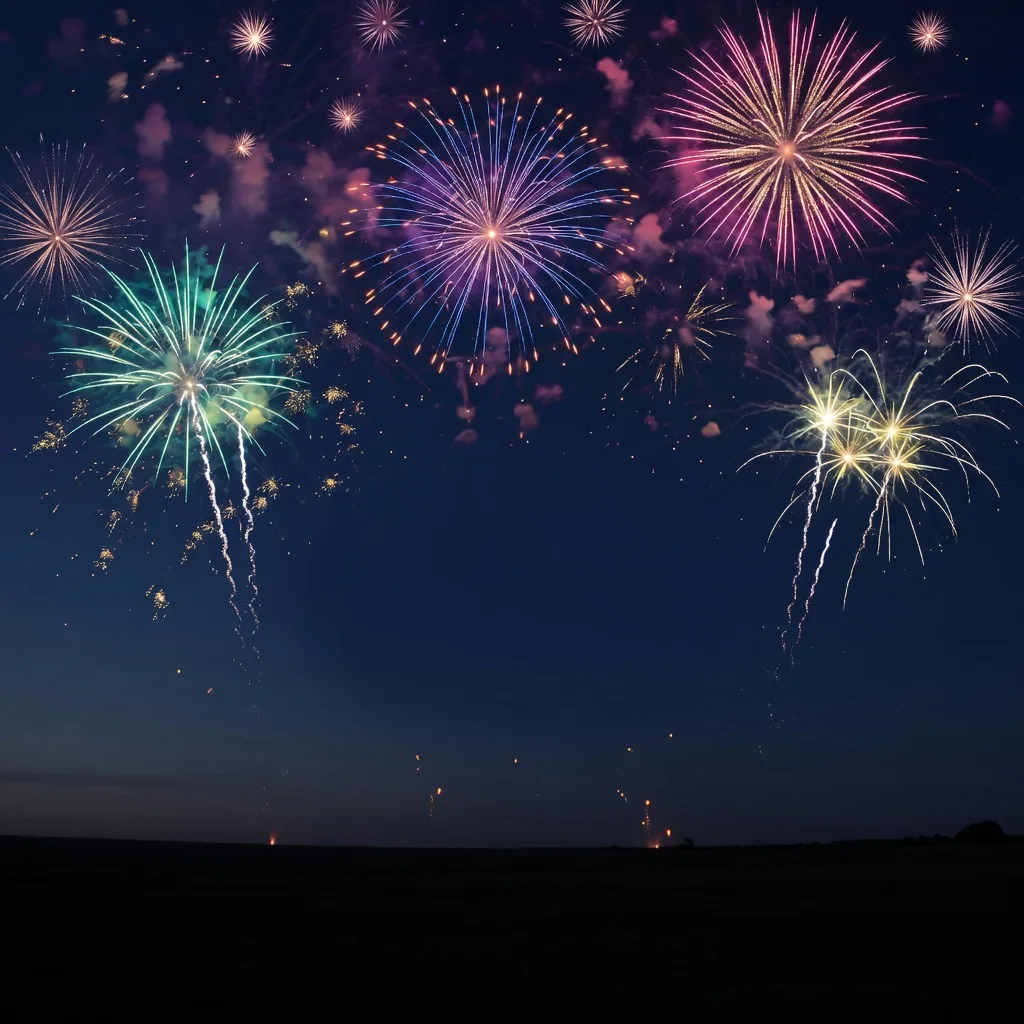 New Year Night Fireworks (1:1)