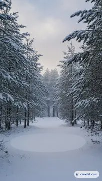雪の松林 (9:16)