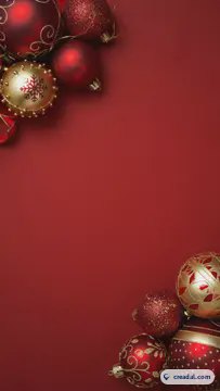 赤と金のクリスマスオーナメント (9:16)