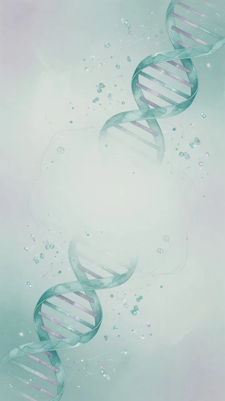 Hélice de DNA turquesa (9:16)