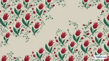 Ottoman Tulip Pattern (16:9)