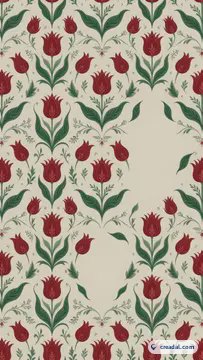 Ottoman Tulip Pattern (9:16)