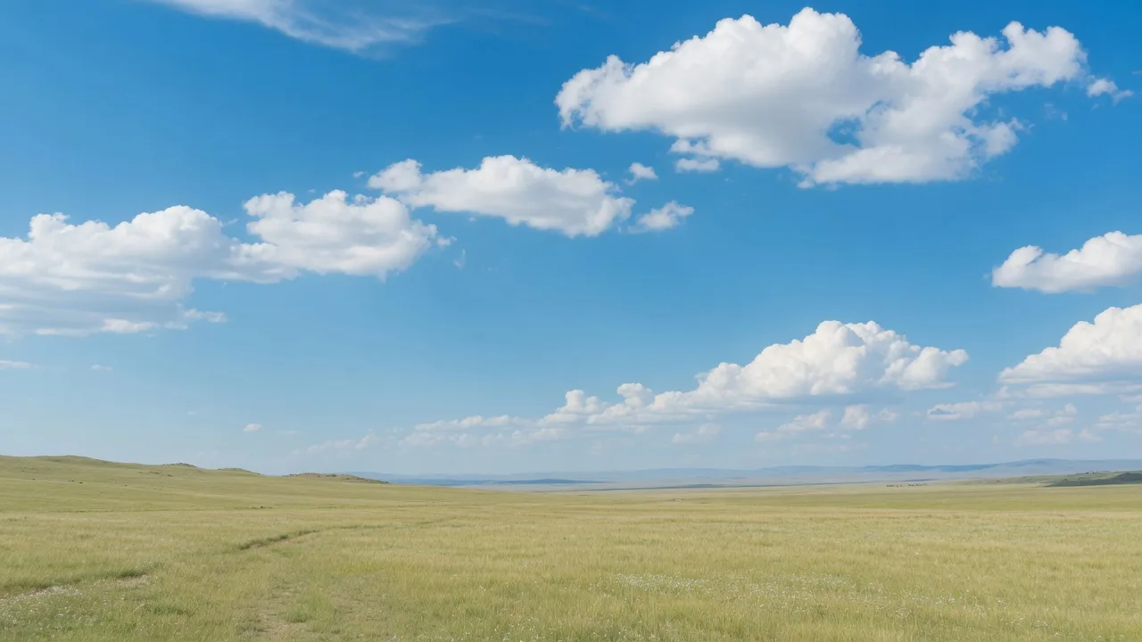 Bright Blue Sky (16:9)