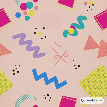 孟菲斯复古图案 (1:1)