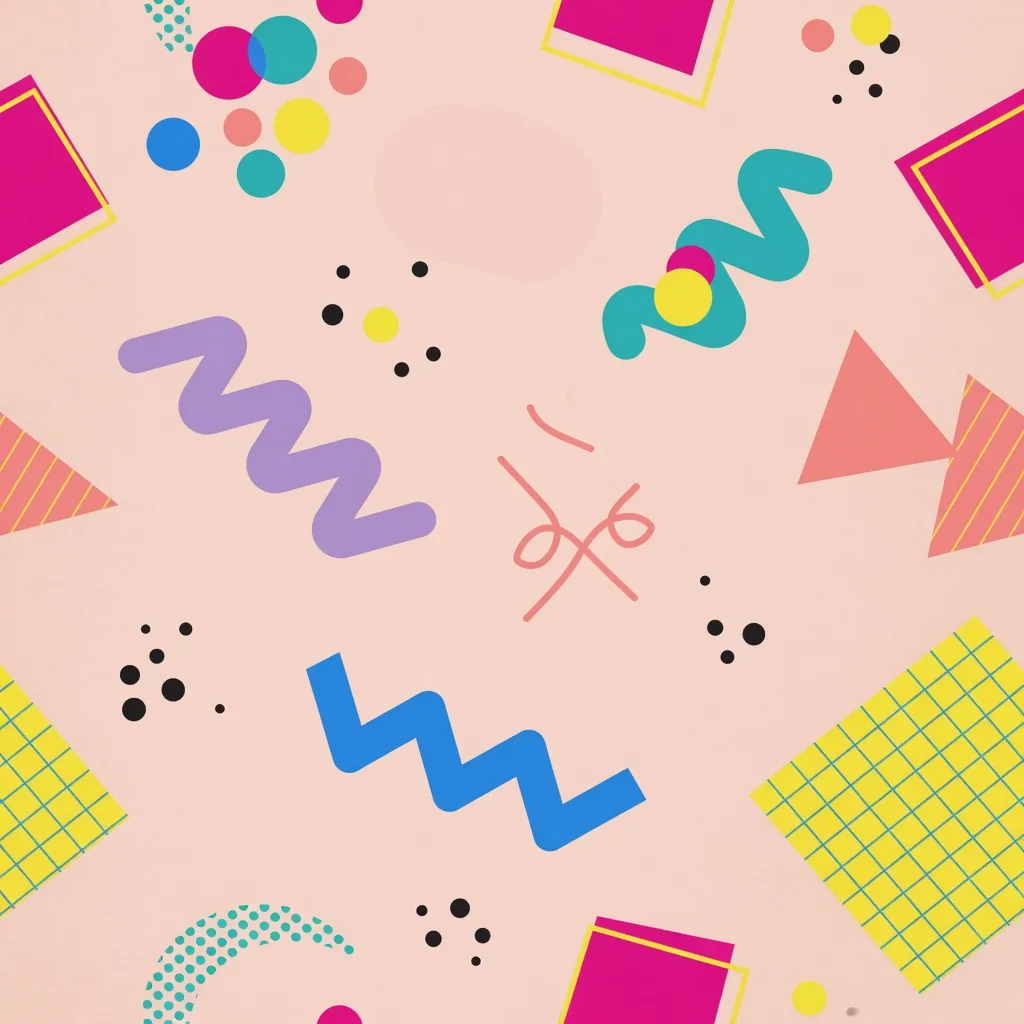 Memphis retro pattern (1:1)