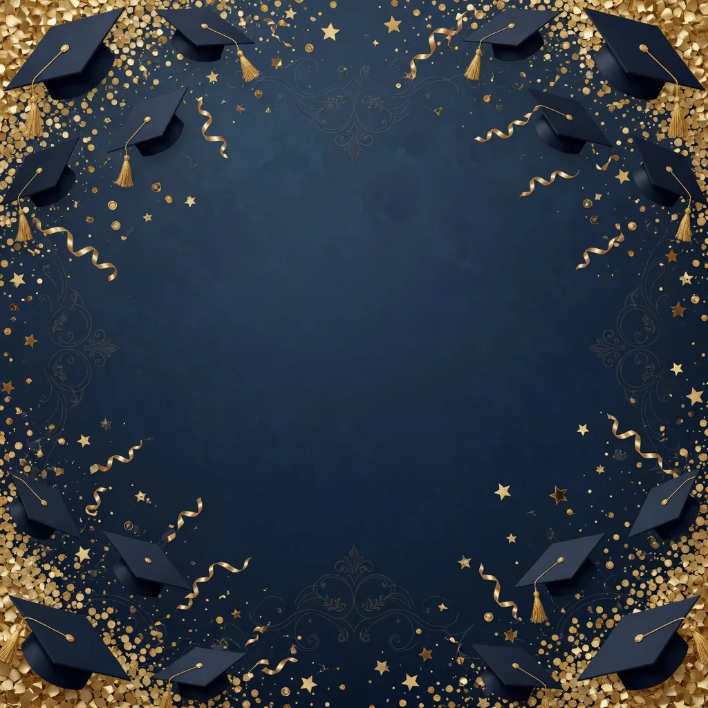 Navy Gold Graduation (1:1)