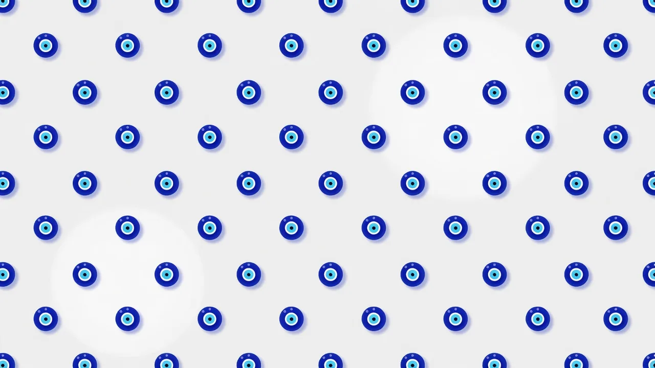 Blue Nazar Pattern (16:9)