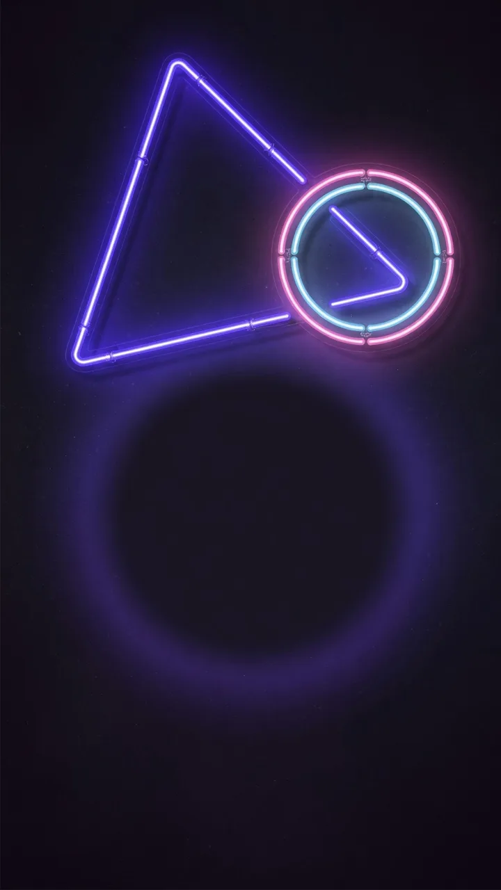 Glowing Neon Shapes (9:16)