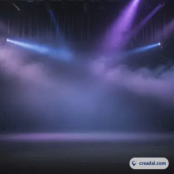 紫の霧の舞台 (1:1)