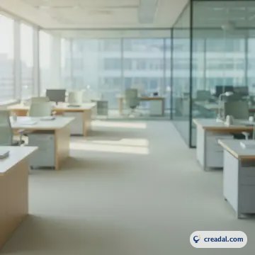 مكتب مفتوح مضيء (1:1)