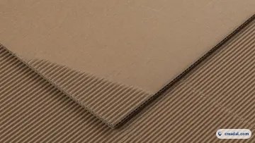 牛皮瓦楞纸纹理 (16:9)
