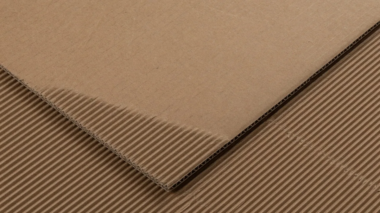 Kraft Corrugated Cardboard (16:9)