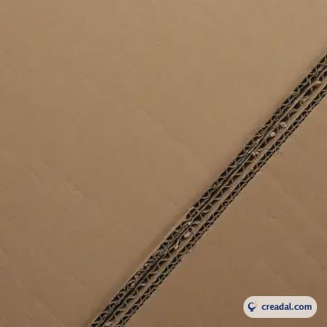 牛皮瓦楞纸纹理 (1:1)