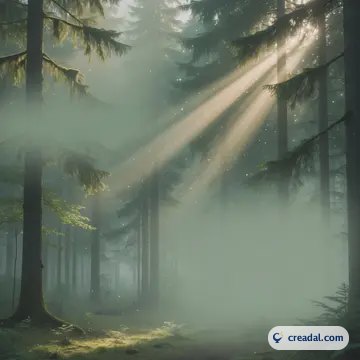 霧の緑の森 (1:1)