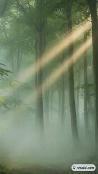 霧の緑の森 (9:16)