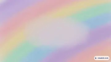 Sanfter Pastellregenbogen (16:9)
