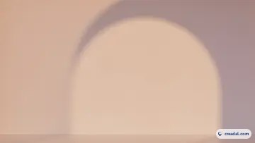 Pastellfarbene Pfirsichwand (16:9)