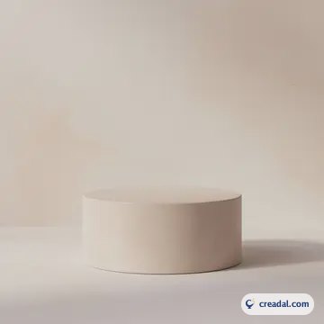Pastellbeiges Podest (1:1)