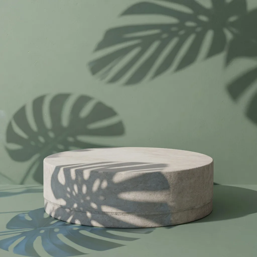 Sage stone podium (1:1)