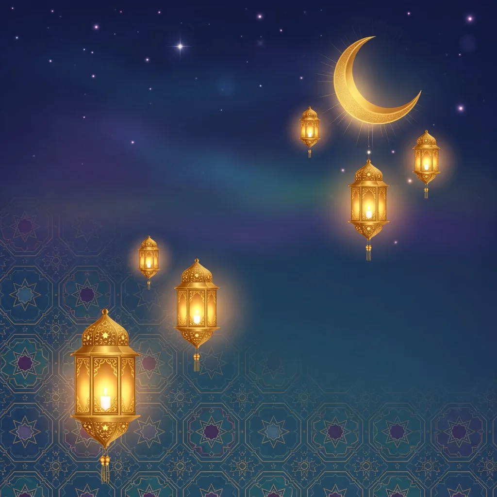 Noite dourada de Ramadã (1:1)