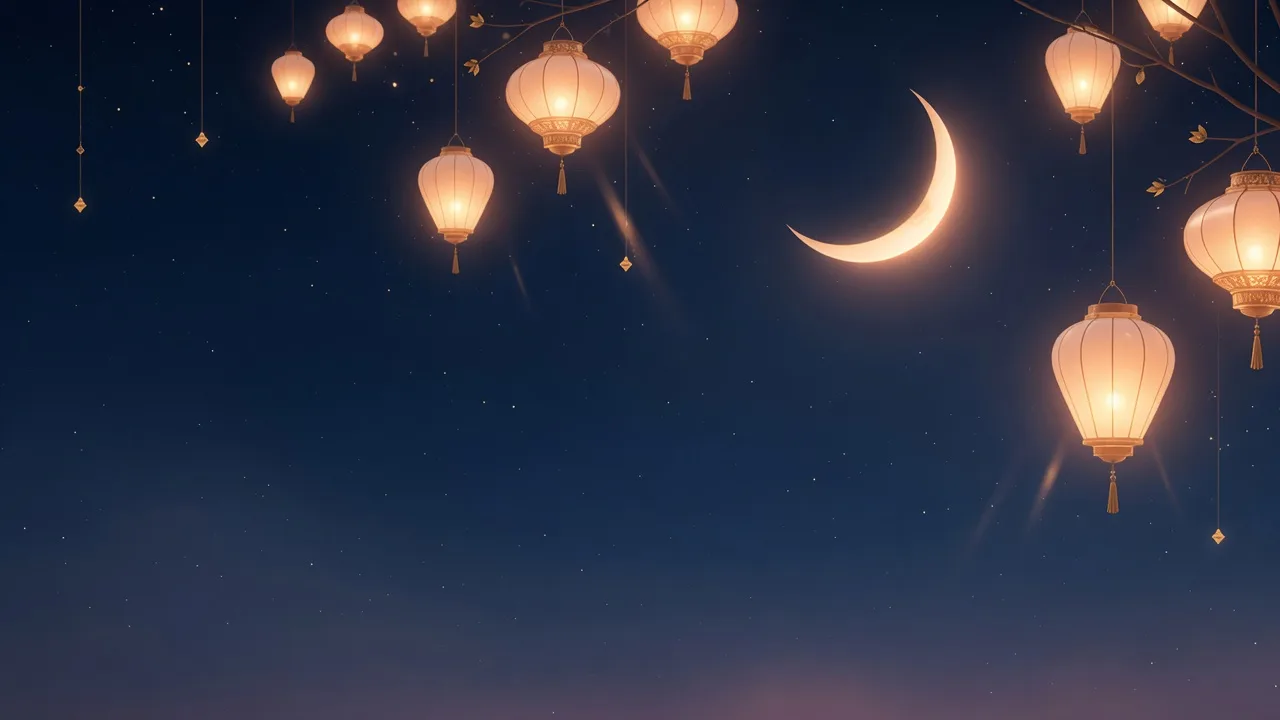 ラマダンの夜空 (16:9)