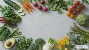 Fondo de verduras frescas (16:9)