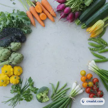 Fondo de verduras frescas (1:1)
