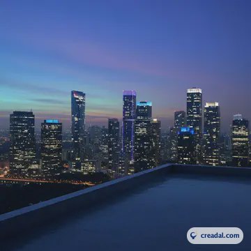 夜の都市スカイライン (1:1)