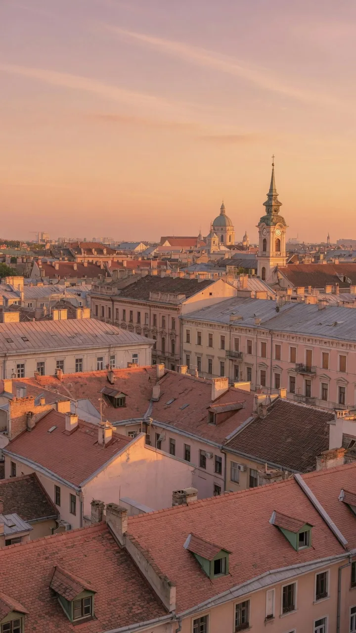 Golden Hour Rooftops (9:16)