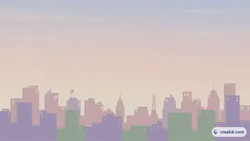 أفق مدينة باستيل (16:9)