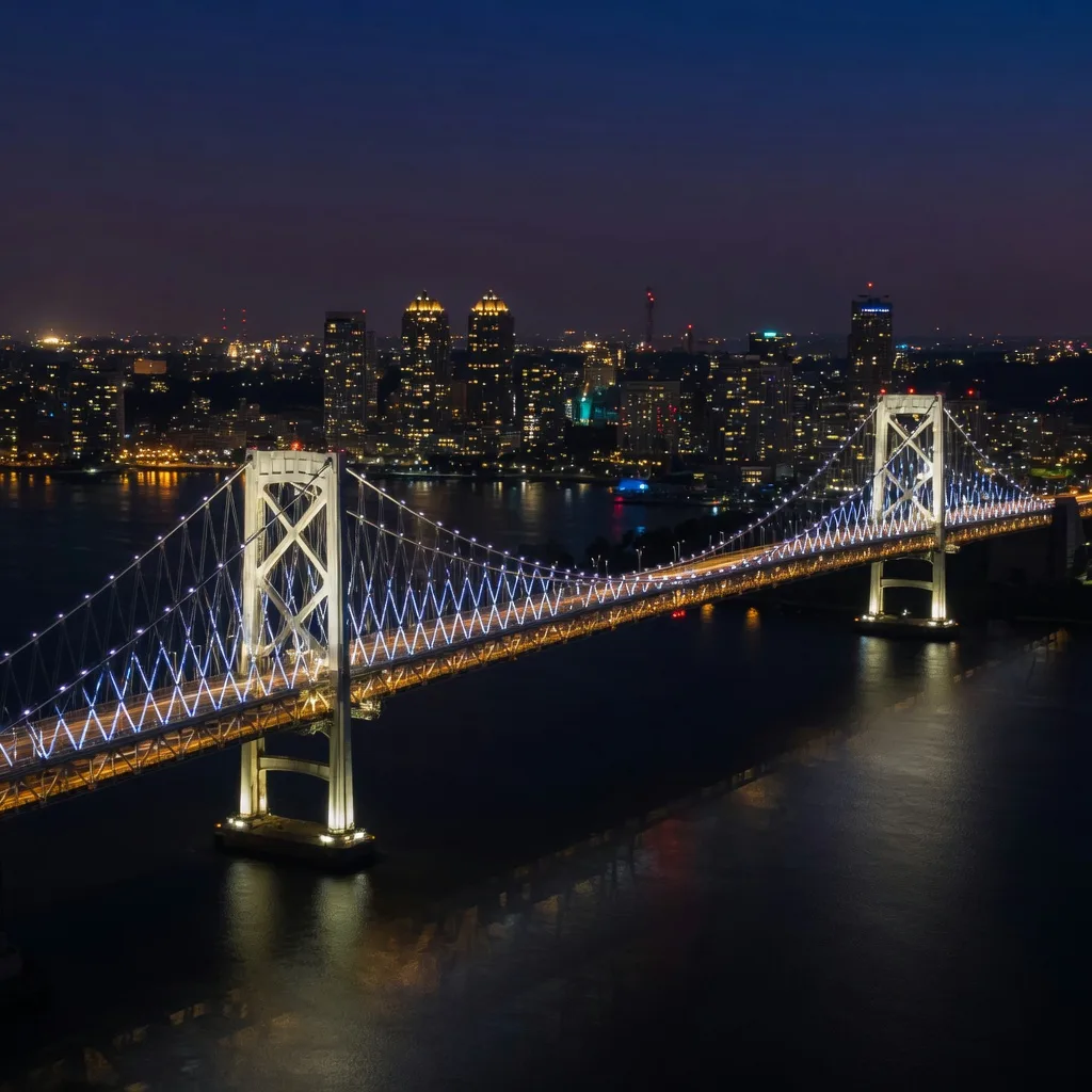 Night Suspension Bridge (1:1)