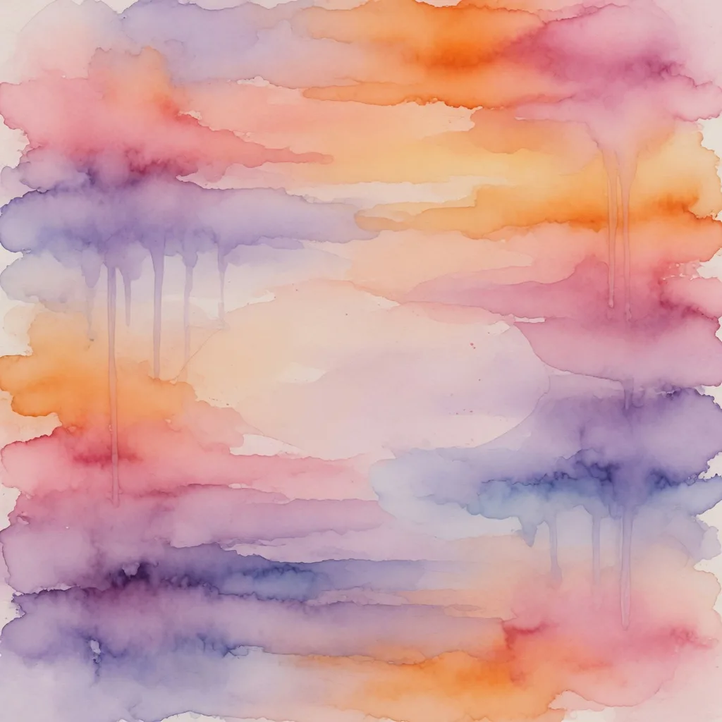 Watercolour Sunset Wash (1:1)