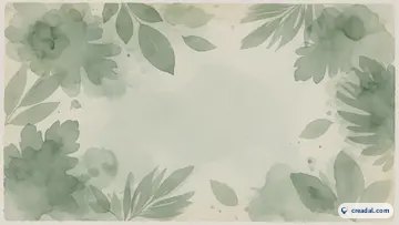 सेज पत्ती जलरंग (16:9)