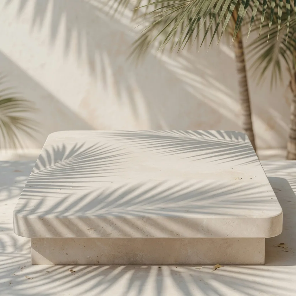 Beige Stone Podium (1:1)