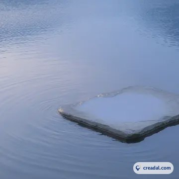 Ruhige Wasserplatte (1:1)