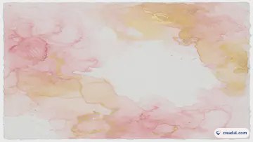粉金水彩晕染 (16:9)