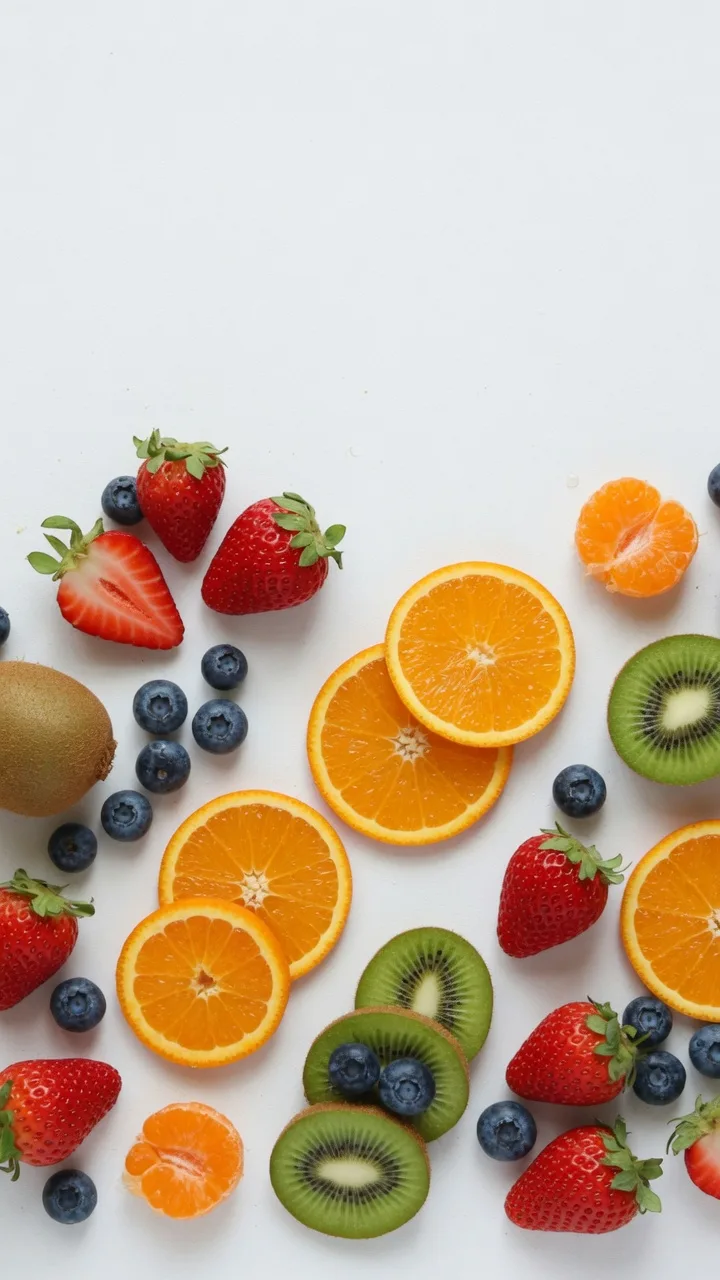 Fresh fruit backdrop (9:16)