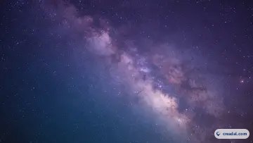 天の川の夜空 (16:9)