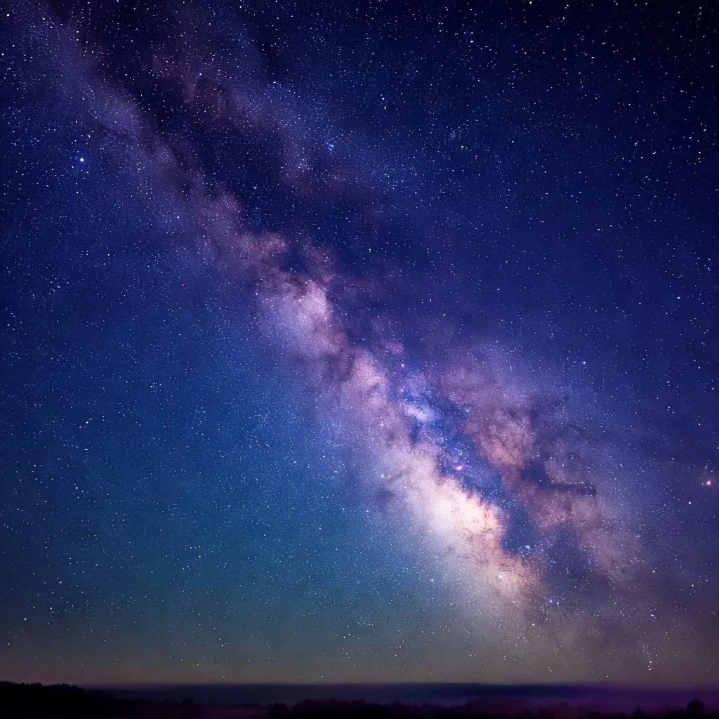 Milky Way night sky (1:1)