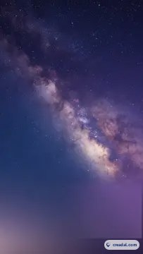 天の川の夜空 (9:16)
