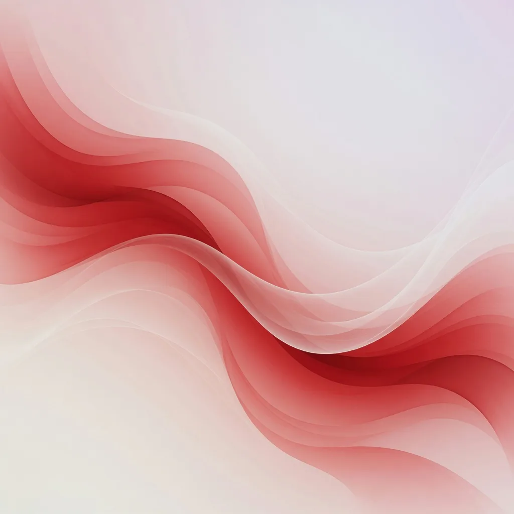 Red and White Waves (1:1)