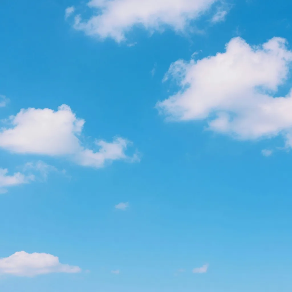 Bright spring sky (1:1)