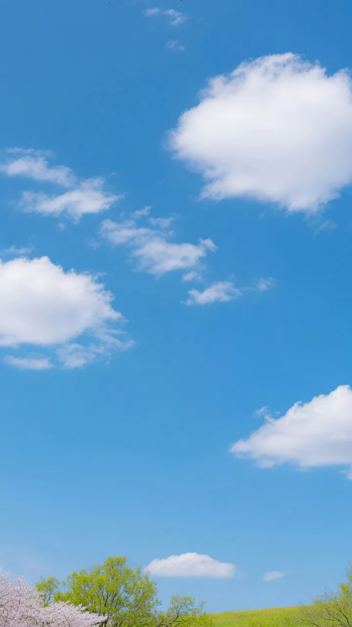 Bright spring sky (9:16)