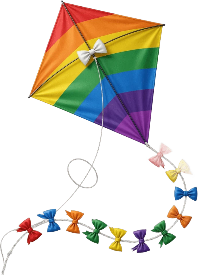 Rainbow Kite