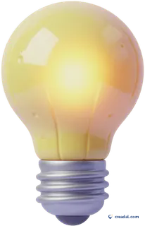Glowing Idea Bulb