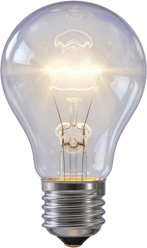 Glowing Idea Bulb