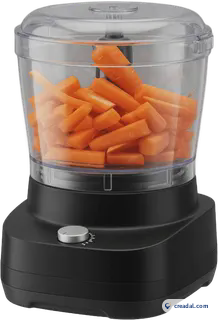 Food Processor with Carrots
